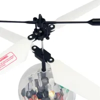 Летающий шар Whirly Ball Led светодиодный диско шарик с датчиком приближения, летит за рукой с сенсорным управлением игрушка с RGB подсветкой