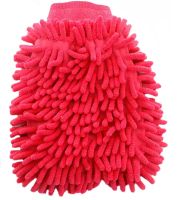 Двухсторонняя рукавичка перчатка Microfibre Super Mitt SB-8605 для мытья машины и уборки пыли, Униврсальная варежка из микрофибры для чистки авто