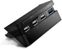 Универсальный Usb Hub Dobe PS4 Slim Концентратор на 4 порта для игровой приставки Sony Playstation, Юсб Хаб Разветвитель для периферийных устройств