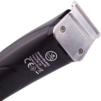 Бездротова окантовочна машинка GEMEI GM - 6053 для стрижки волосся c 4 насадками, професійний акумуляторний тример бритва Gemmy GM6053 Сірий