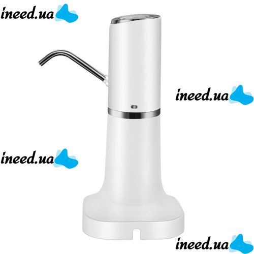 Автоматическая помпа диспенсер для бутылки питьевой воды Water Dispenser XL-145 Белая, Аккумуляторный электрический насос дозатор на бутыль кулера