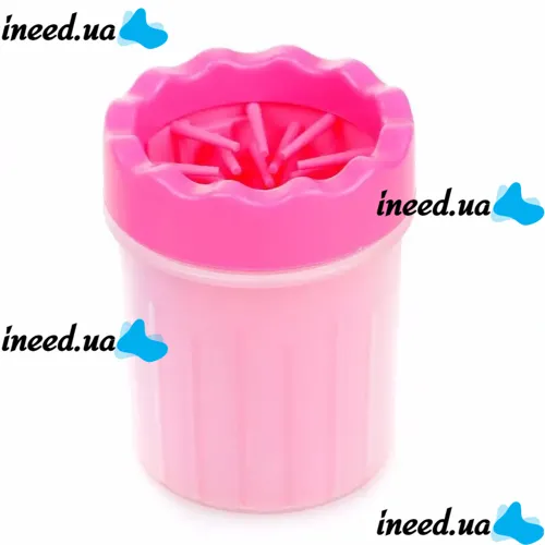Лапомойка для маленьких собак S Pet Feet Washer Small 11 см, Емкость для мытья лап кошек, Маленький стакан очиститель лап животных