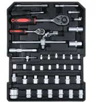 Автомобильный набор инструментов Tool Set MD-16064 187 предметов с трещоткой для машины и дома Комплект ручного инструмента MAG-835 в чемодане