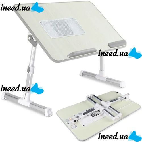 Складной стол трансформер для ноутбука NoteBook Cooling Table A9 с функцией охлаждения, портативная охлаждающая подставка с USB-вентилятором А9,  A-9 