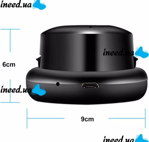 Беспроводная мини WI-FI IP камера видеонаблюдения H015 с датчиком движения и ночным видением, Видеокамера H-015 WIFI с креплением на стену Черная