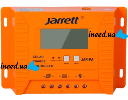 Автоматический контроллер заряда АКБ солнечной панели Jarrett JAR-PA30 30A 12V 24V Устройство RG-505 для контроля заряда батареи в солнечных панелях