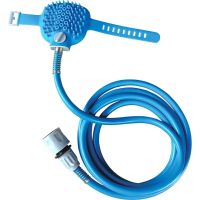 Щетка-душ на ладонь для купания крупных собак Pet Bathing Tool со шлангом Pet washer, Силиконовая массажная перчатка для мойки домашних животных