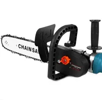 Насадка Chain Saw 12" цепная пила для болгарки Grand 300QF Pro с системой смазки цепи для МШУ болгарок 30см с ручкой и масляным бачком