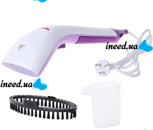 Ручной вертикальный отпариватель Sokany Hand Steamer YG-868 для одежды и штор с насадкой щеткой, Паровой утюг 1200W для дома, Пароочиститель от сети