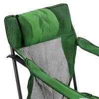 Раскладное кресло шезлонг Lesko SW233 Green до 150 кг с подстаканником для кемпинга 170x62 см, Складной лежак раскладушка для дачи в чехле Зеленый