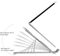 Раздвижная универсальная подставка Multi Position foldable notebook P1 для планшета, ноутбука. Складной настольный держатель с регулировкой высоты Р1