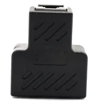 Одноканальный пассивный двойной переходник удлинитель HDMI сигнала - 2xRJ45 адаптер Voltronic по UTP кабелю по двум витым парам до 30м 1080P Черный