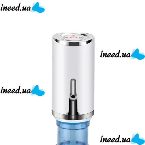 Автоматическая помпа диспенсер для бутылки питьевой воды Water Dispenser XL-145 Белая, Аккумуляторный электрический насос дозатор на бутыль кулера