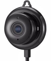 Беспроводная мини WI-FI IP камера видеонаблюдения H015 с датчиком движения и ночным видением, Видеокамера H-015 WIFI с креплением на стену Черная