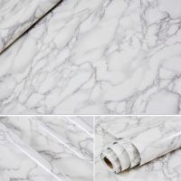 Self-adhesive Kitchen film 3m x 60cm Supretto WM-360 white marble, waterproof, vinyl for kitchen surfaces, walls, stoves, furniture