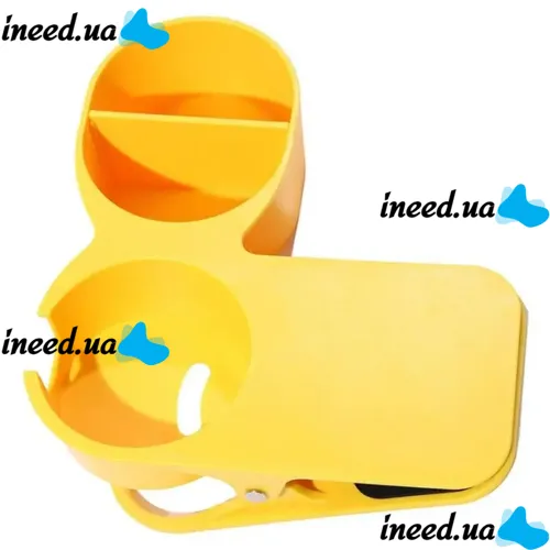Подстаканник органайзер Clip On Table Cup Holder FFX-336FQ на прищепке для чашек, Навесной держатель зажим-подставка с прищепкой для хранения воды