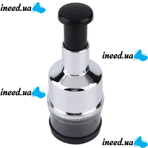 Ручной пресс измельчитель Onion Vegetable Food Chopper SF-462 для измельчения лука и чеснока с крышкой, Чеснокодавка чоппер из нержавеющей стали