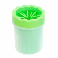 Лапомойка для маленьких собак S Pet Feet Washer Small 11 см, Емкость для мытья лап кошек, Маленький стакан очиститель лап животных