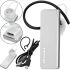Беспроводная Bluetooth гарнитура на ухо для смартфона Awei A850BL White, Блютуз моногарнитура Авей для телефона с наушным креплением Белая