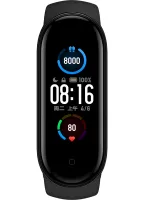 Фітнес браслет Xiaomi Mi Band M9 Black спортивний наручний смарт-годинник з крокоміром, вимірюванням тиску і пульсометром Сяомі Smart Watch Чорні