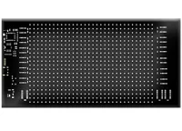 Гибкий экран Matrix Panel JTPD-03-011 7х17.3 см 16х32 LED светодиодная рекламная RGB лента в авто, бегущая строка с пультом и Bluetooth WiFi