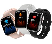 Умные наручные смарт часы Smart Watch F21 White голосовой вызов, функции фитнеса и здоровья Bluetooth с беспроводной зарядкой IOS Android Белые