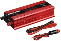 Автомобильный инвертор UKC 12V-220V 2000W KC-2000D авто преобразователь напряжения тока с LCD дисплеем от прикуривателя, аккумулятора с экраном