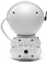 Сидячий лазерный ночник проектор Астронавт со звездой Astro Star Mini HR-F3 Белый мини светильник космонавт с проекцией звездного неба и пультом