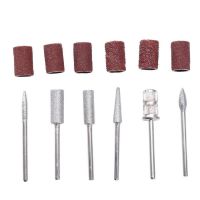Bucos Nail Drill ZS-100 Handheld Polisher (20,000 rpm) for Professional Manicures and Pedicures—6-in-1 Polishing Handpiece, + Bit Set—Pink