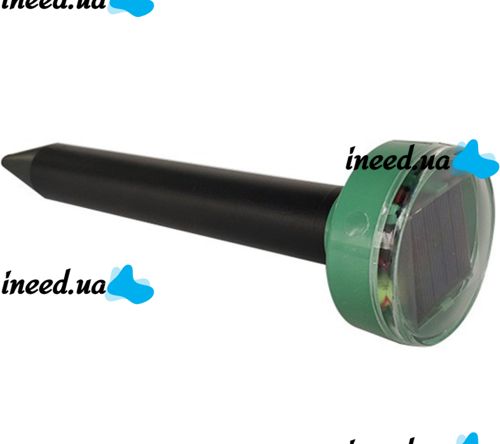 Отпугиватель кротов на солнечной батареи Effectively Repels Garden Pro аккумуляторный ультразвуковой прибор кротоотпугиватель грызунов и насекомых