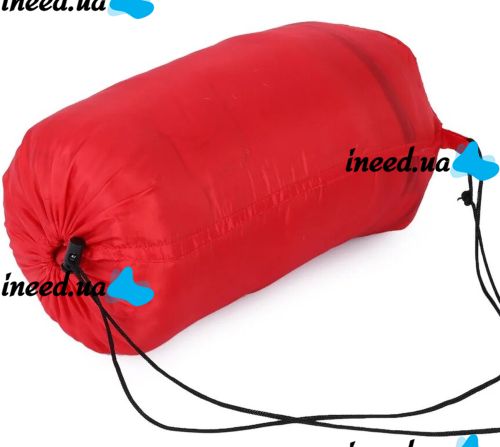 Спальный мешок Tramp TR-2175 до -20 градусов 210Х75 см водоотталкивающий утепленный туристический зимний спальник на молнии с капюшоном Красный