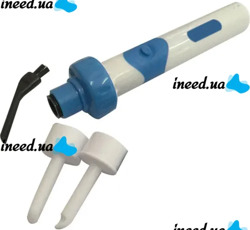 Вакуумный пылесос для чистки ушей С-ears Painless Cordless Electric DEOcross I-ears Ухочистка для удаления ушной серы на батарейке с футляром