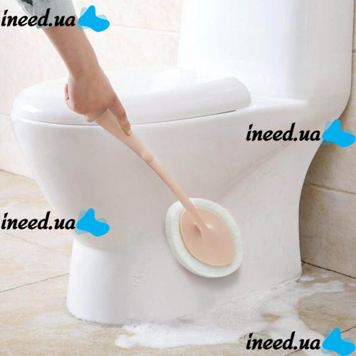 Универсальная щетка Sponge Brush для уборки унитаза, ванной, чистящая губка из микрофибры для чистки и мытья кухни с длинной ручкой