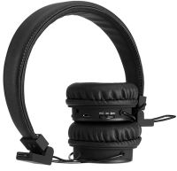 Беспроводные накладные Bluetooth наушники NIA X3 с МР3 плеером и FM Black, Полноразмерные блютуз стерео наушники с микрофоном и радио Черные