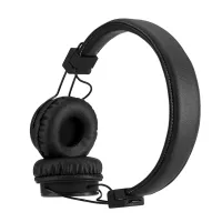 Беспроводные накладные Bluetooth наушники NIA X3 с МР3 плеером и FM Black, Полноразмерные блютуз стерео наушники с микрофоном и радио Черные