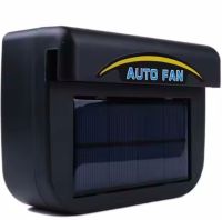 Автомобильный оконный вентилятор Solar Auto Fan на солнечной батарее с резиновой трубкой для крепления на боковое стекло, система охлаждения машины