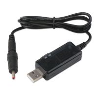 Step-up USB cable for powering a Wi-Fi router from Power Bank 5V with a 9V or 12V switch, with a 9V/12V regulator with a 3.5mm and 5.5mm adapter