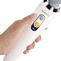 Wireless Shock Massager Smart Wireless Handy Massager ST-806 for the whole body and muscles, Rechargeable Vibration Massager MS-2022 for Neck Shoulders White