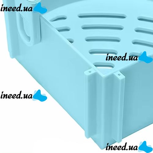 Настенная угловая полка подставка Triangle Shelves LY-572 для ванных принадлежностей на присосках, Навесная полочка для мыла и шампуней в ванную