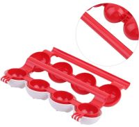 Форма для изготовления фаршированных мясных шариков Stuffed Ball Maker RS-45 фрикаделек с начинкой на 4 ячейки для приготовления котлет из пластика