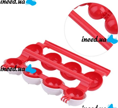 Форма для изготовления фаршированных мясных шариков Stuffed Ball Maker RS-45 фрикаделек с начинкой на 4 ячейки для приготовления котлет из пластика
