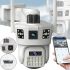 Outdoor Wi-Fi Surveillance Camera with 3 Lenses Smart Camera SD-39 with Motion Sensor, Rotatable Triple Wi-Fi Camera with Night Shooting