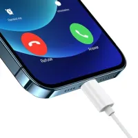 Проводные наушники вкладыши iPhone XS MAX JBC-071 lightning с гарнитурой, Вакуумные наушники с микрофоном и разъемом лайтнинг Bluetooth Белые