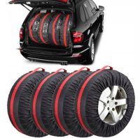 4pcs Car Wheel Covers Set AO-WC-18 R15-R18" with Handles, Adjustable Dustproof Bag Cover for Storing and Protecting Tires and Rims