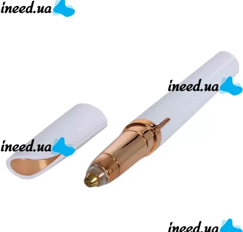 Женский эпилятор для бровей Finishing Touch Flawless Brows, Портативный триммер электробритва для удаления волос на батарейках Белый