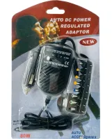 Автомобильное зарядное устройство для ноутбуков Note book car charge EL-80W, Универсальная зарядка адаптер для ноутбука в авто 80Вт от прикуривателя