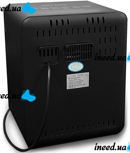 Мультипечь с обдувом Silver Crest FD-1015B 2400W 15л электронная аэрогриль для приготовления еды без масла 10 программ настольная фритюрница от сети