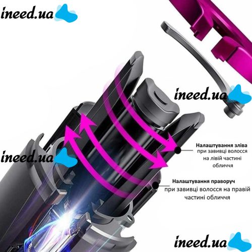 Беспроводная плойка для укладки волос Ramindong BeautyStar Maxtop Hair Curler WM-002 аккумуляторный автоматический стайлер, бигуди для локонов USB