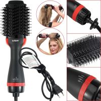 Hair Dryer Hair Dryer Brush VGR V-416 1000W 3 in 1 Iron Curling Iron Styler Electric Comb with Attachment for Styling, Curling and Straightening