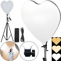 Светодиодная лампа для фото в виде Сердца LED Light RL-500 30x49 см без штатива для фото и видео, Студийная селфи лампа видеосвет 3 режима с пультом